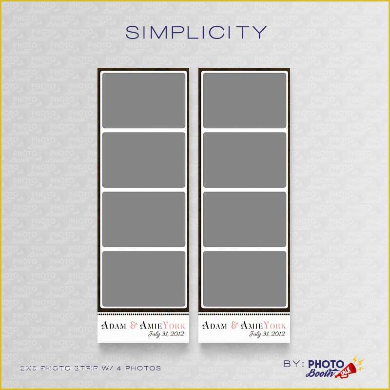 Photo Strip Template Free Of Simplicity – Shop Psd Files