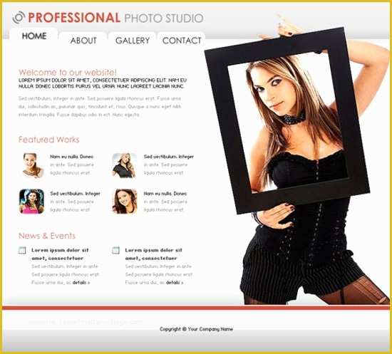Photo Studio Website Templates Free Download Of 20 Free Flash Website Templates for Download