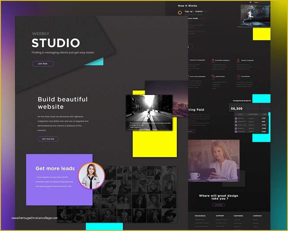 Photo Studio Website Templates Free Download Of Creative Studio Website Template Free Psd Download Psd