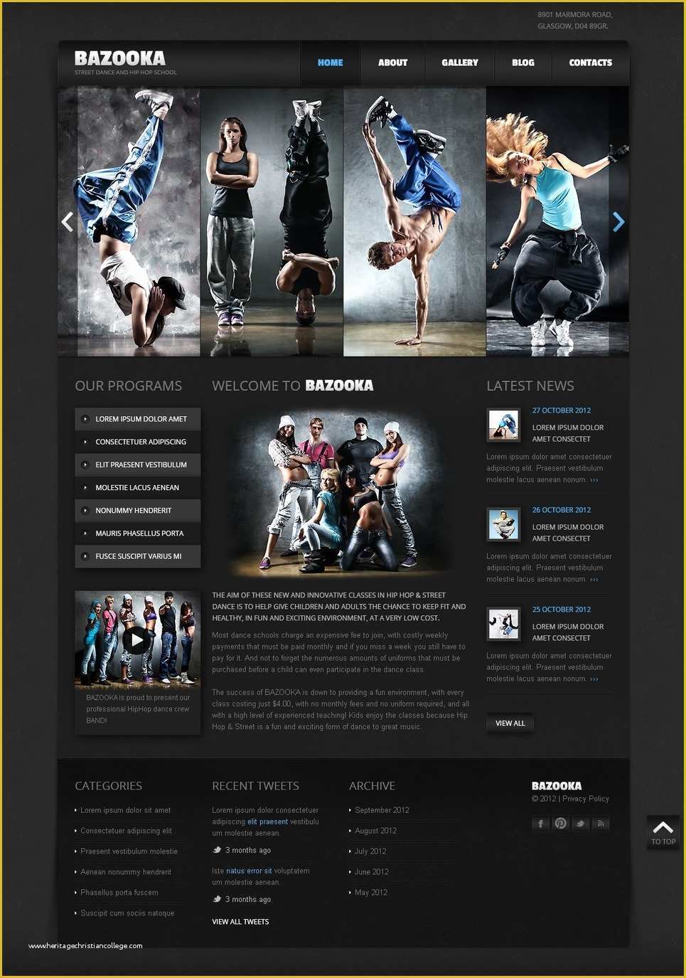 Photo Studio Website Templates Free Download Of Dance Studio Responsive Joomla Template Web Design