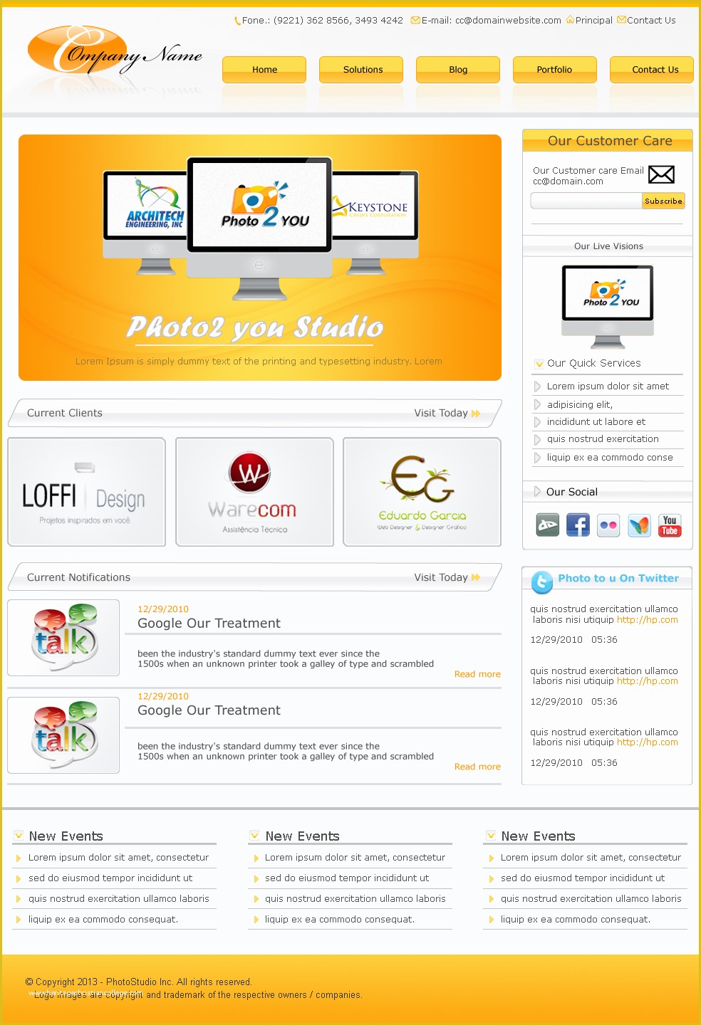 Photo Studio Website Templates Free Download Of Fresh Free Psd Website Templates Freebies