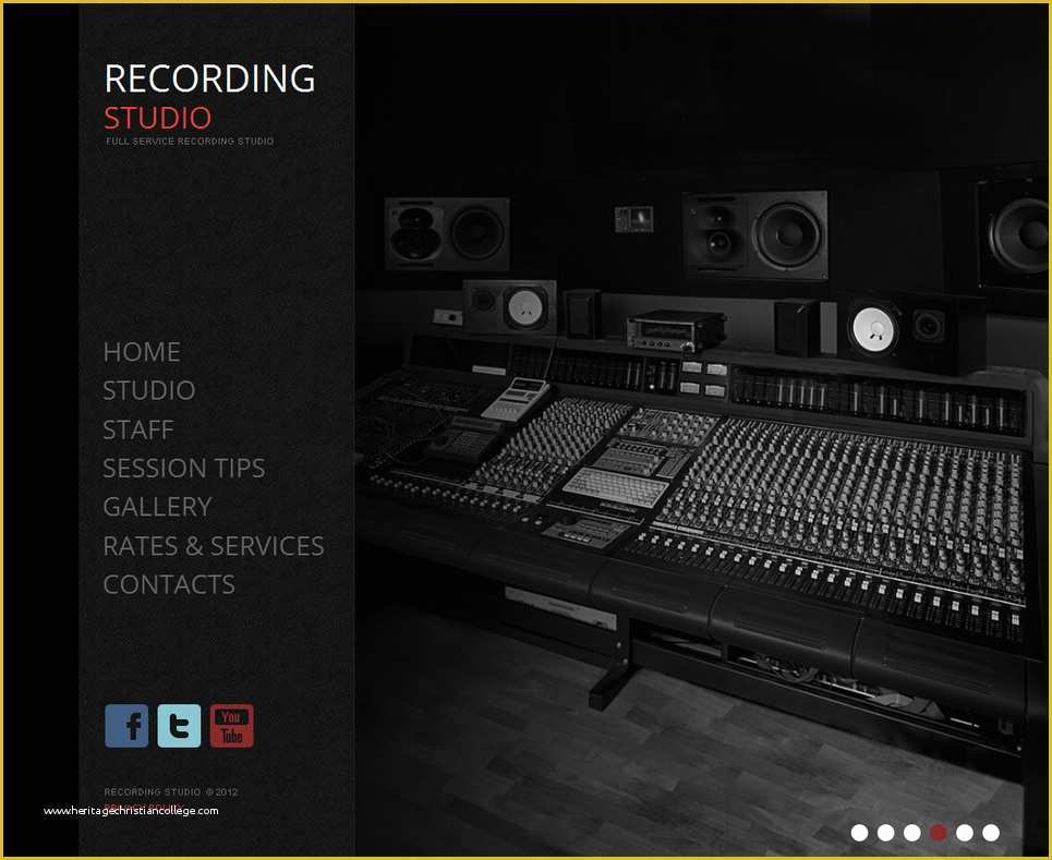 Photo Studio Website Templates Free Download Of Recording Studio Moto Cms HTML Template