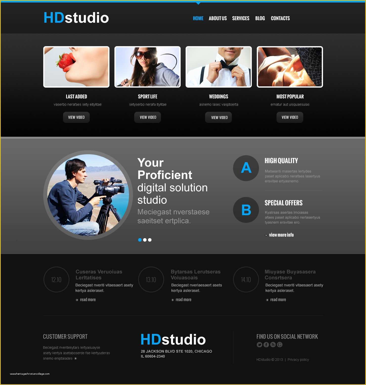 Photo Studio Website Templates Free Download Of Studio Responsive Joomla Template
