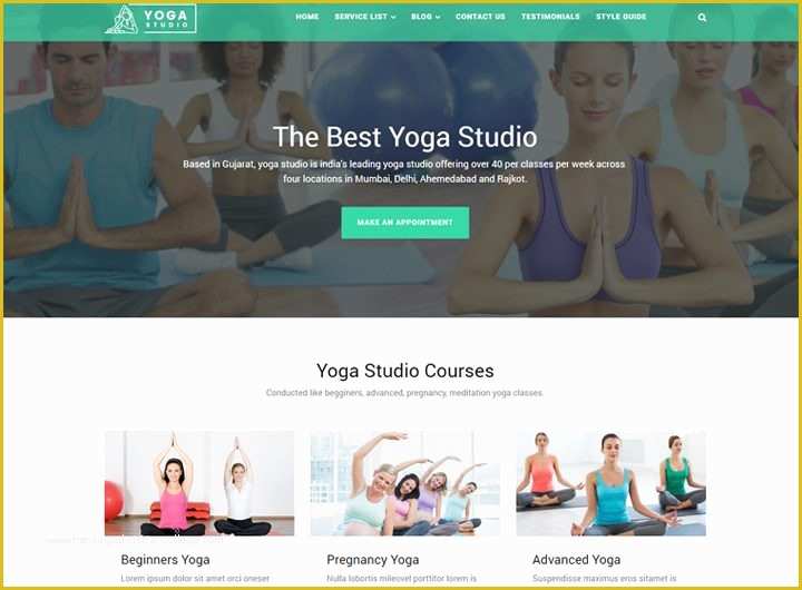 Photo Studio Website Templates Free Download Of Yoga Studio Yoga Website Template Free Ease Template