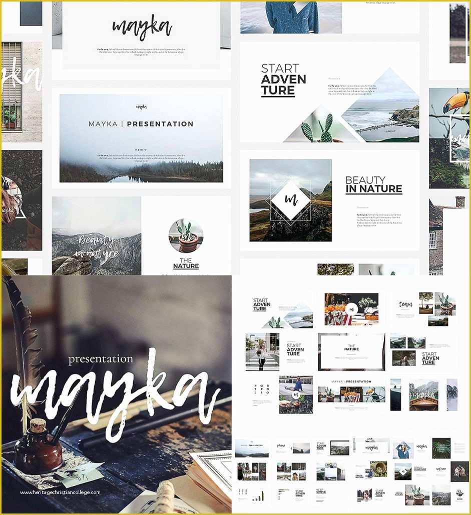 Photo Templates Free Download Of Mayka Powerpoint Template