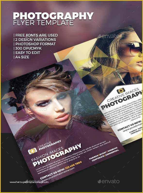 Photography Ad Template Free Of 33 Best Graphy Flyer Templates Psd Download