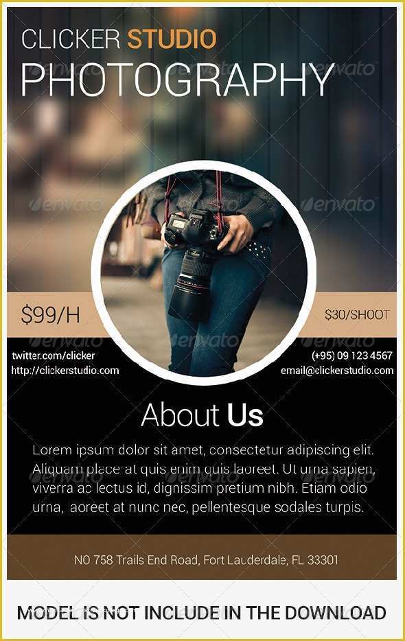 Photography Ad Template Free Of Er Graphy Flyer by Skipsoft