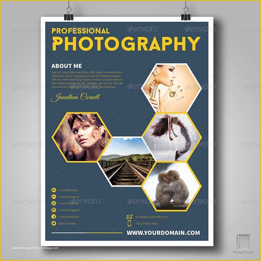 Photography Ad Template Free Of Graphy Advertising Templates