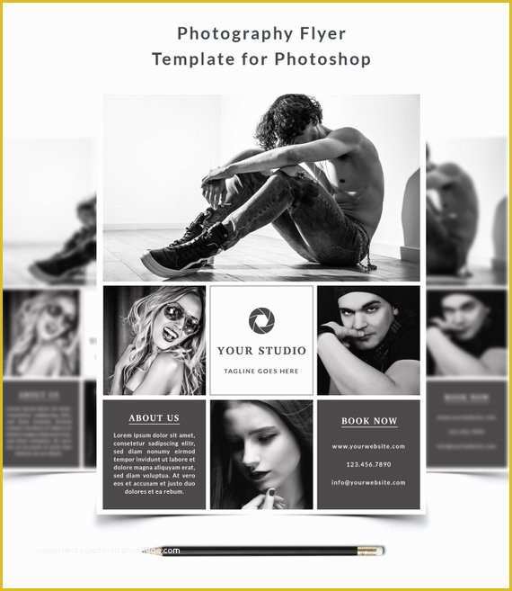 Photography Ad Template Free Of Graphy Flyer Template 011 for Shop 8 5 X 11