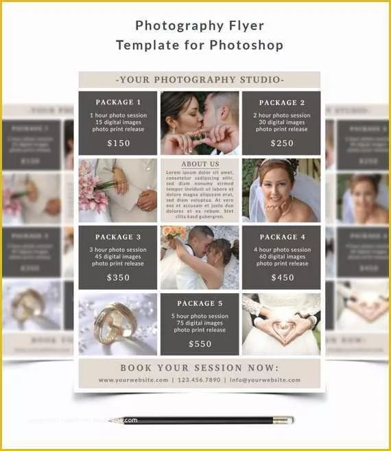 Photography Ad Template Free Of Graphy Flyer Template 015 for Shop 8 5 X 11