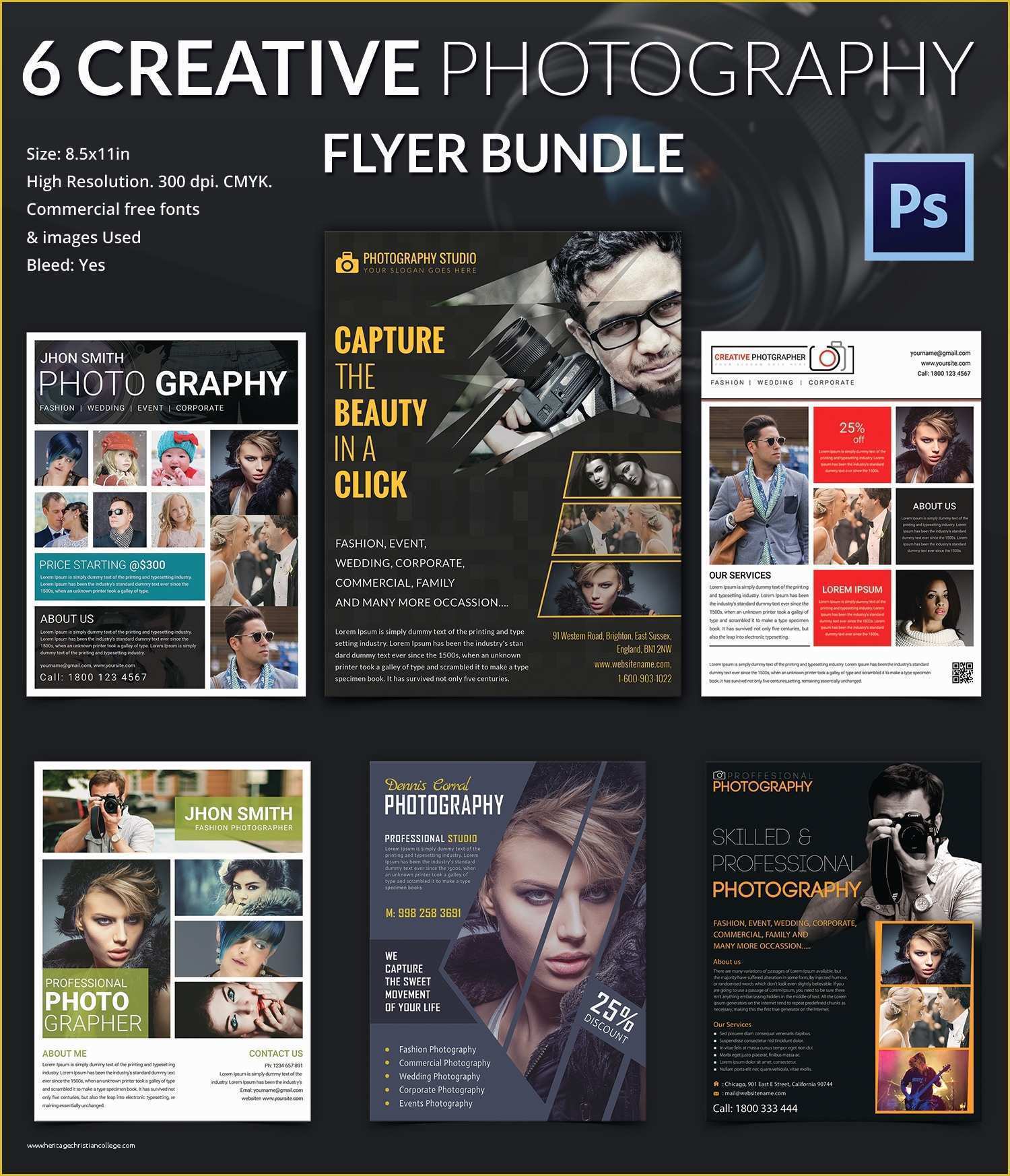 Photography Ad Template Free Of Graphy Flyer Template 41 Free Psd format Download