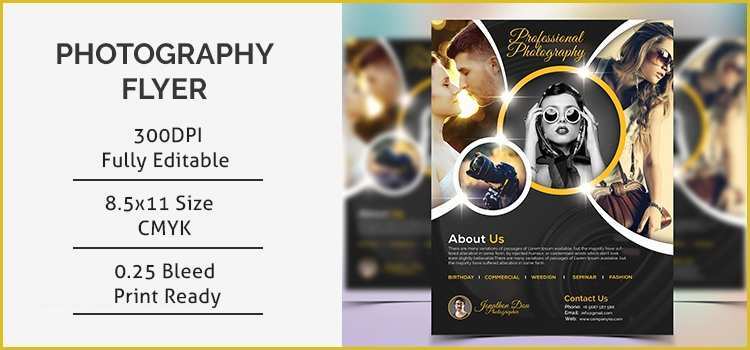 Photography Ad Template Free Of Graphy Flyer Template