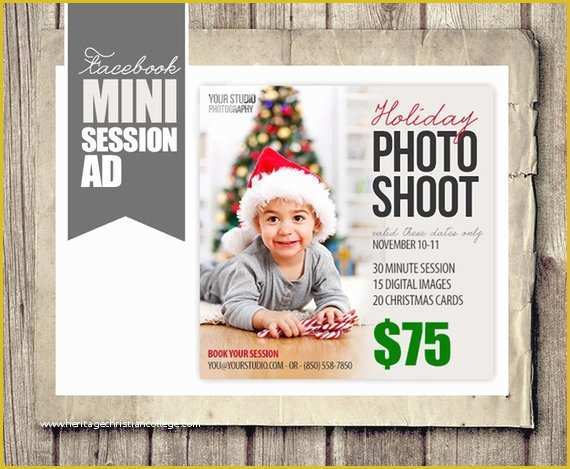 Photography Ad Template Free Of Holiday Christmas Ad Grapher by Studiotwentynine