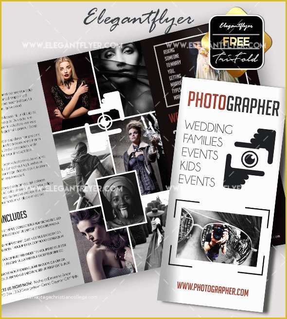 Photography Brochure Templates Free Of 59 Free Psd Tri Fold &amp; Bi Fold Brochures Templates for