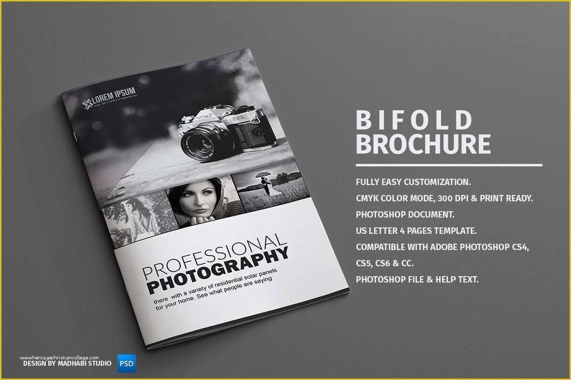 Photography Brochure Templates Free Of Graphy Bifold Brochure Brochure Templates