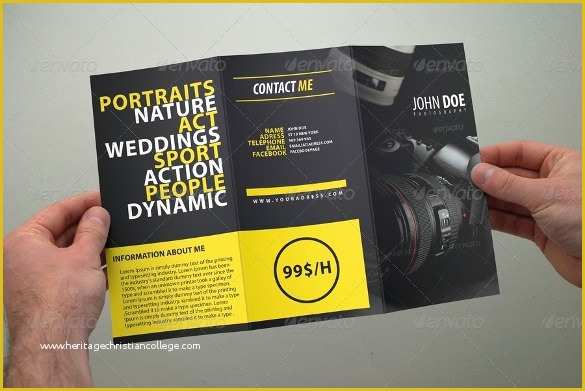 Photography Brochure Templates Free Of Graphy Brochure Template 38 Free Psd Ai Vector