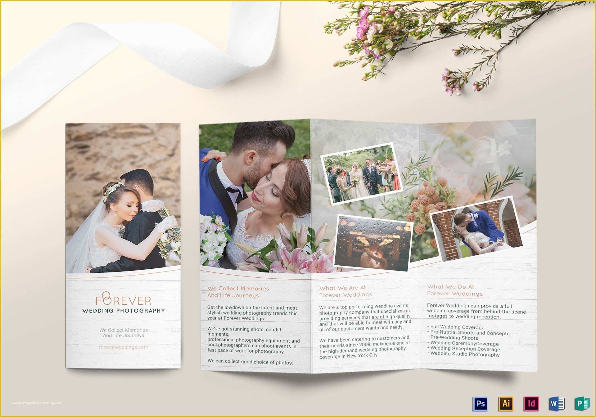 Photography Brochure Templates Free Of Tri Fold Wedding Brochure Design Template In Psd Word