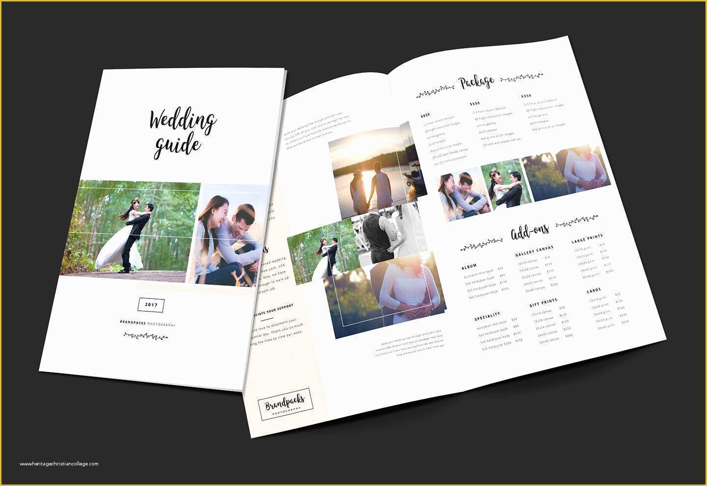 Photography Brochure Templates Free Of Wedding Grapher Brochure Template for Shop
