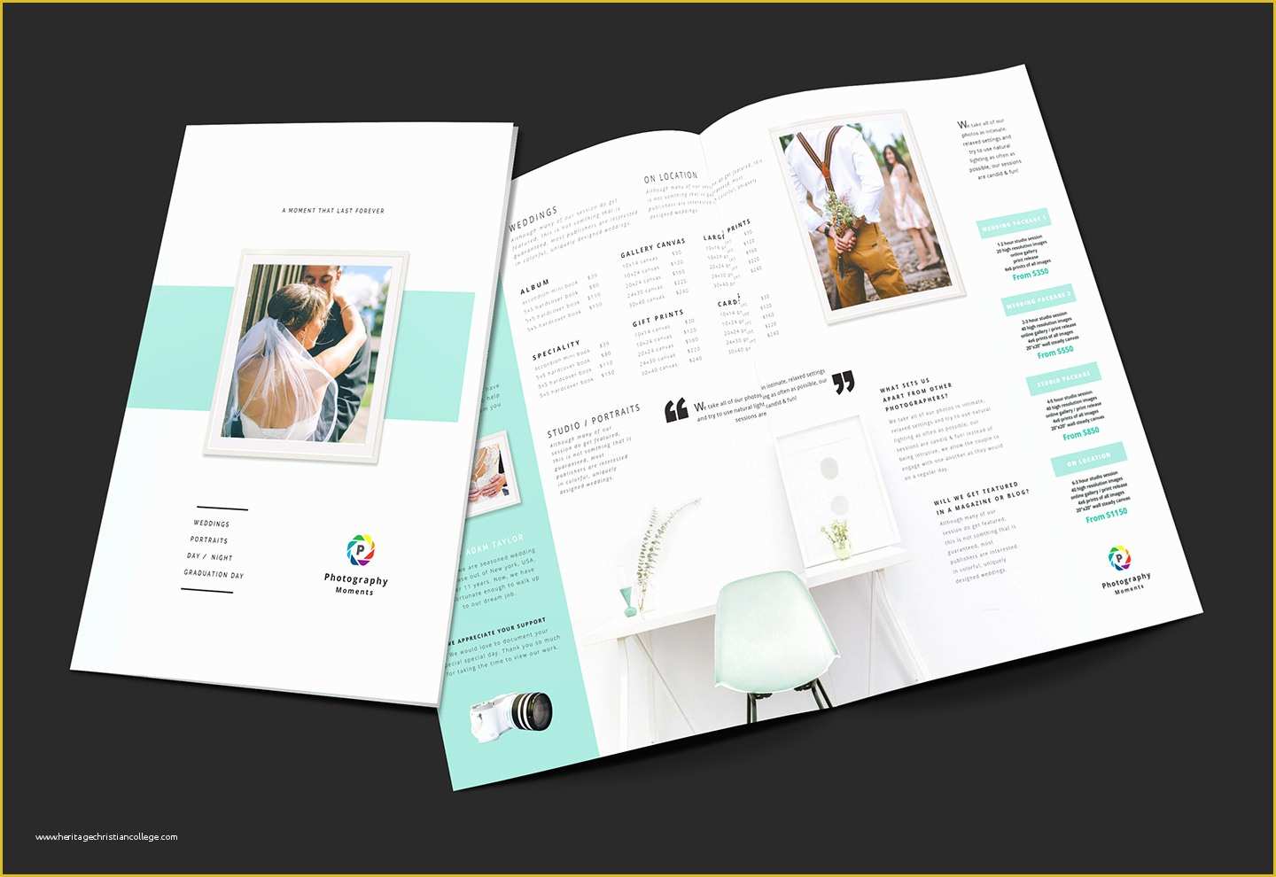 Photography Brochure Templates Free Of Wedding Grapher Brochure Template V2 Brandpacks