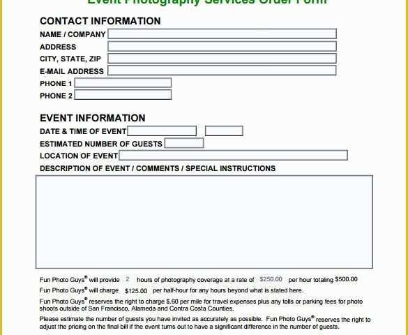 Photography Contract Template Free Of 18 Graphy Contract Templates – Pdf Doc