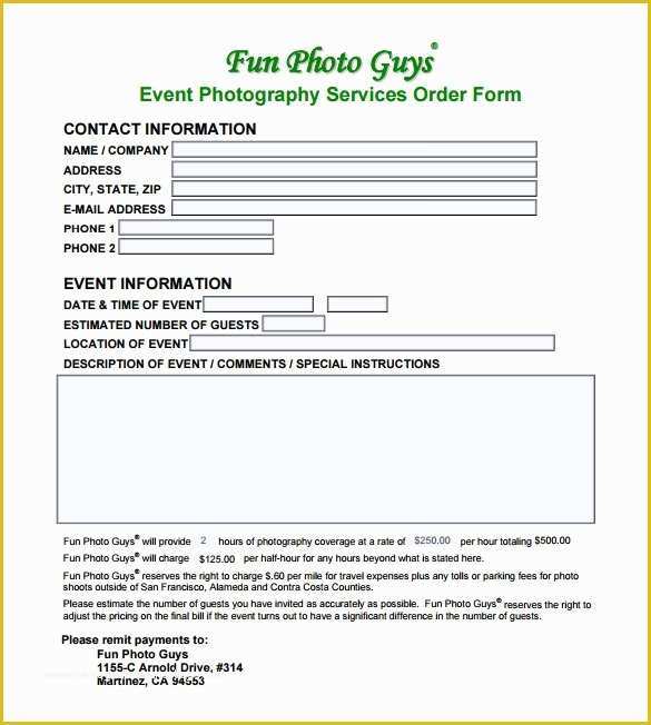 Photography Contract Template Free Of 18 Graphy Contract Templates – Pdf Doc
