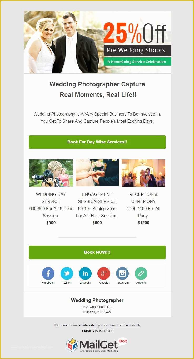 Photography Email Templates Free Of 9 Best Grapher Email Templates for Studios