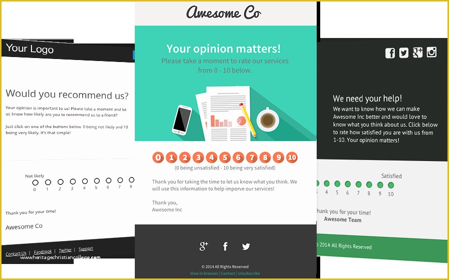 Photography Email Templates Free Of Measuring Nps with Wufoo and Free Survey Templates