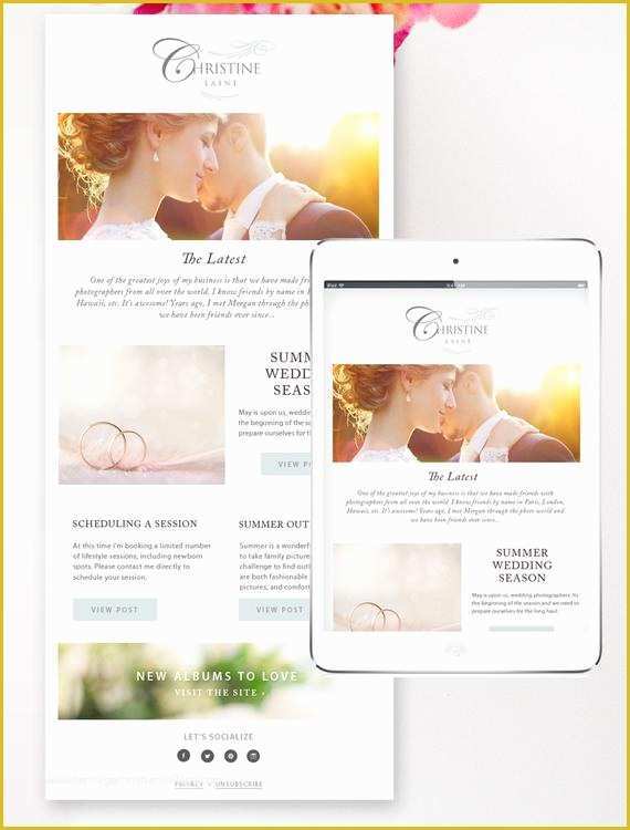 Photography Email Templates Free Of Newsletter Template for Email Grapher Email Template