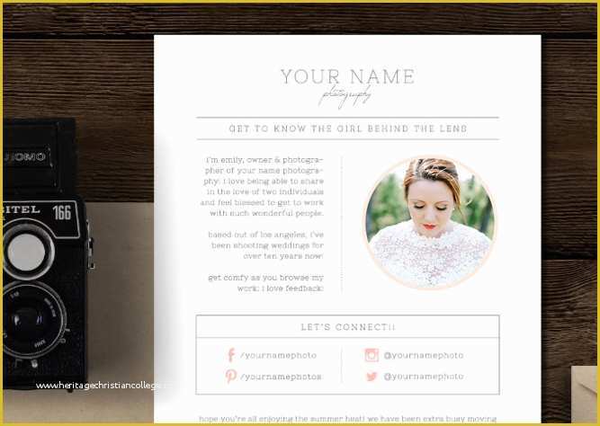 Photography Email Templates Free Of Photography Pricing Template