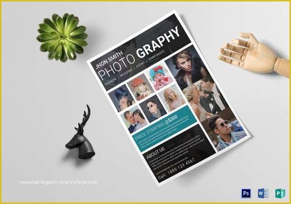 Photography Flyer Template Free Of 30 Graphy Flyer Templates In Psd Word Publisher