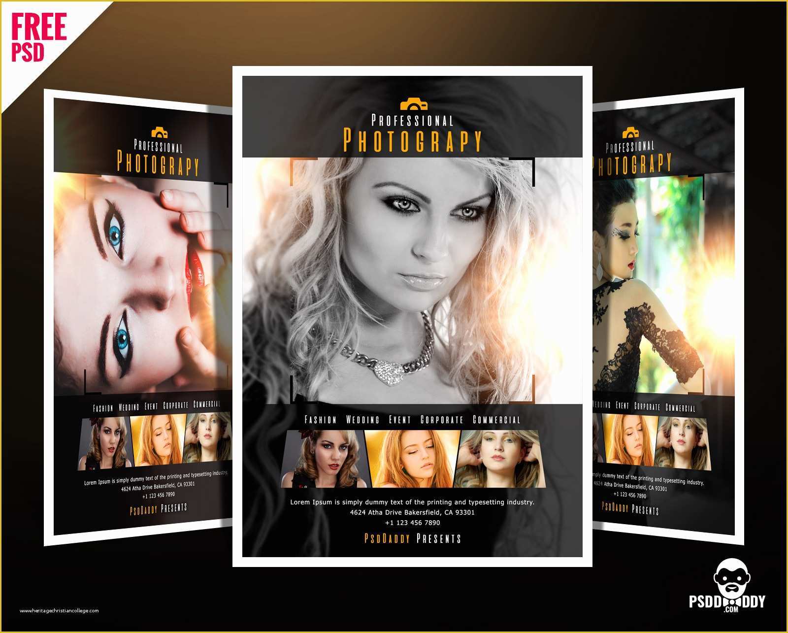 Photography Flyer Template Free Of [download]professional Graphy Flyer Psd