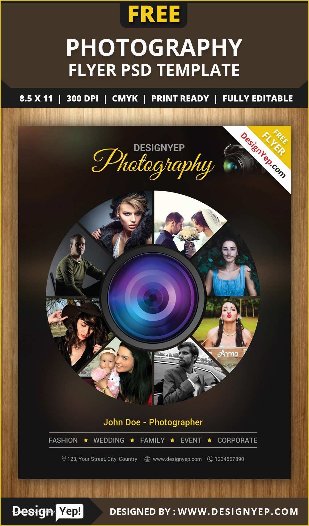 Photography Flyer Template Free Of Free Graphy Flyer Psd Template Designyep