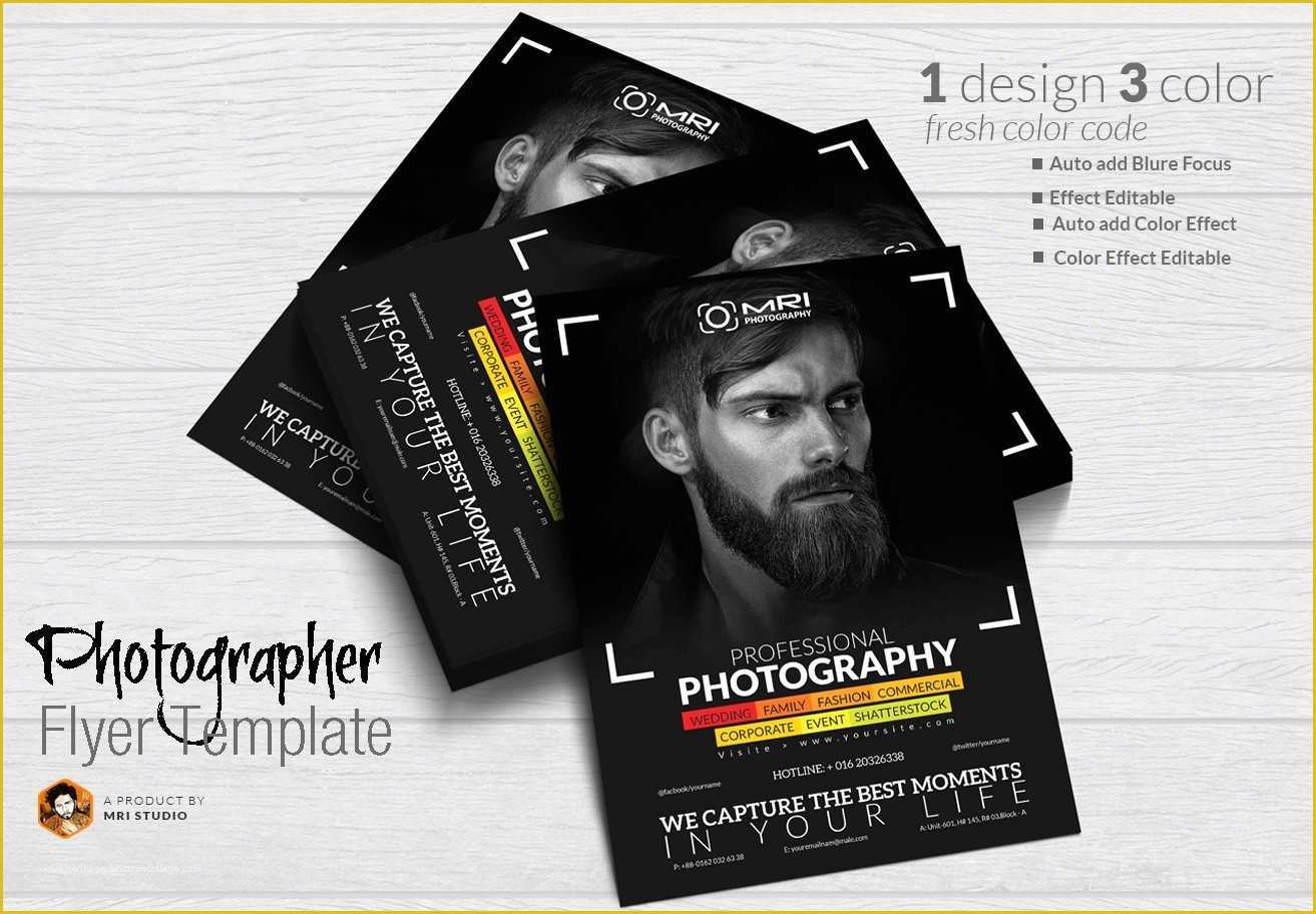 Photography Flyer Template Free Of Grapher Flyer Flyer Templates Creative Market