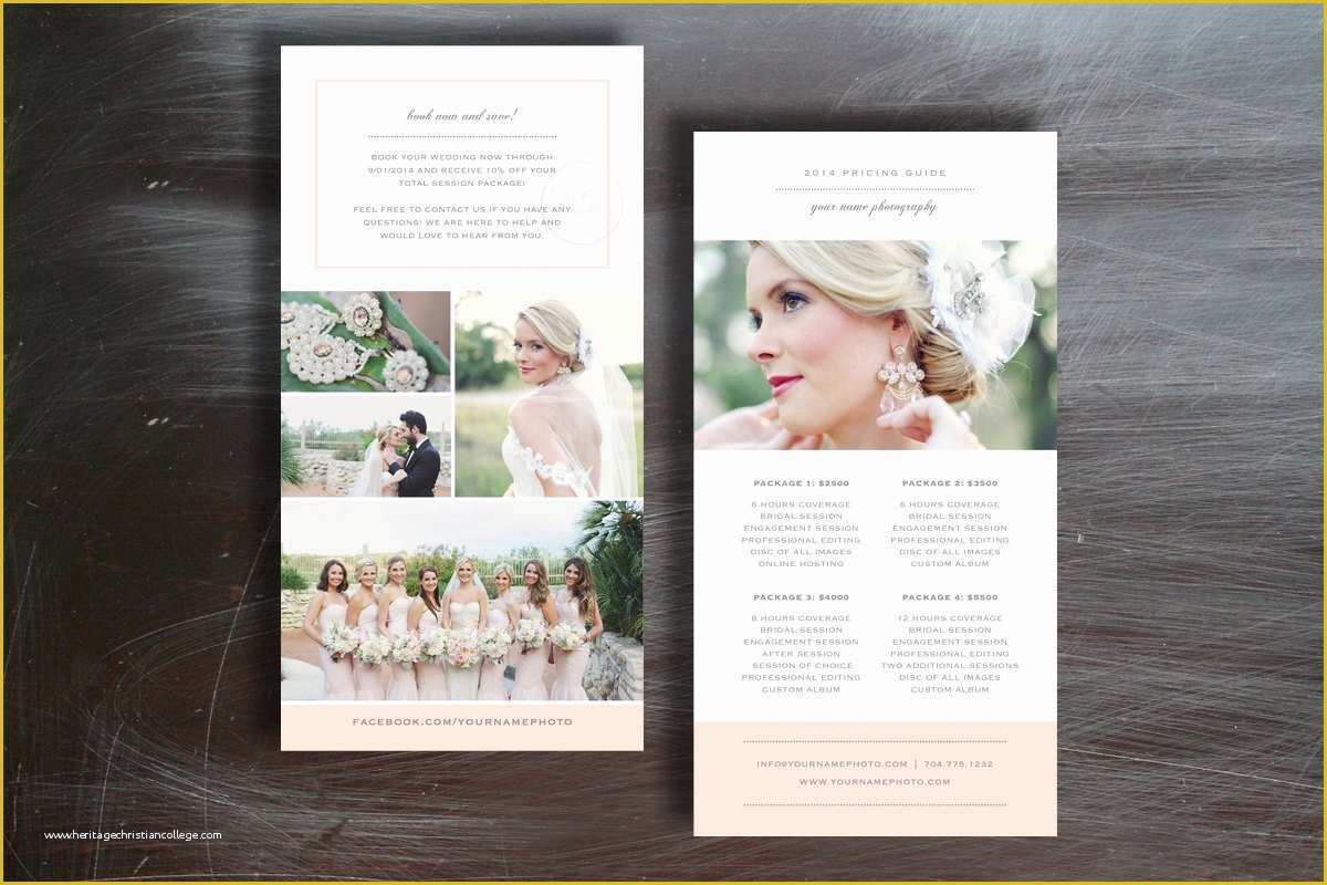 Photography Flyer Template Free Of Grapher Pricing Guide Brochure Templates Creative