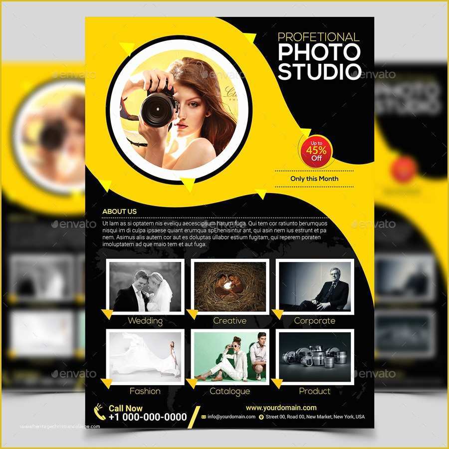 Photography Flyer Template Free Of Graphy Flyer Template by Aam360