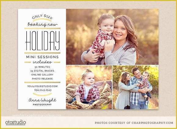 Photography Flyer Template Free Of Holiday Mini Session Template Flyer Templates On