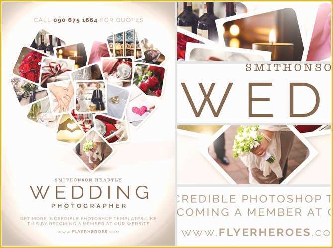 Photography Flyer Template Free Of Wedding Grapher Flyer Template Flyerheroes