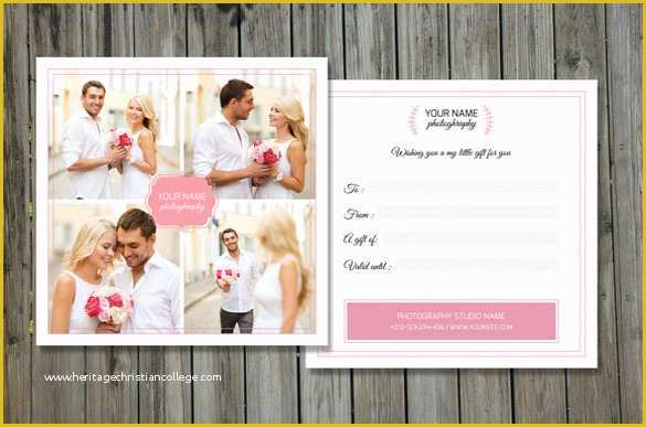 Photography Gift Certificate Template Free Of 12 Graphy Gift Certificate Templates – Free Sample