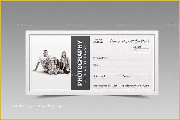 Photography Gift Certificate Template Free Of 12 Graphy Gift Certificate Templates – Free Sample