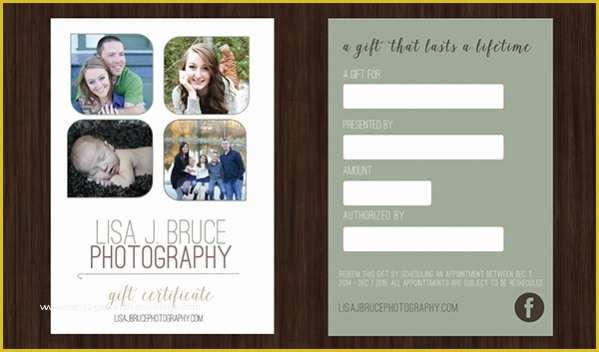Photography Gift Certificate Template Free Of 16 Free Gift Certificates Psd Vector Eps Download