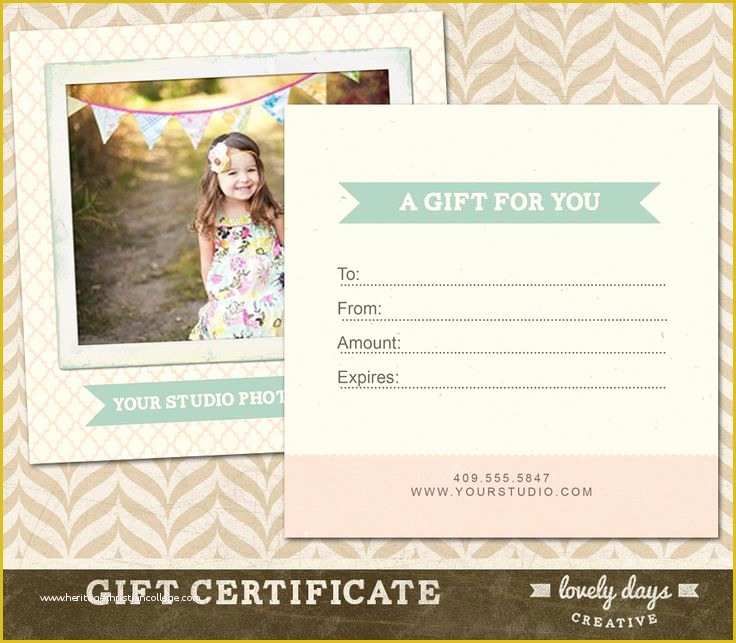 Photography Gift Certificate Template Free Of 37 Best Images About Gift Certificate Ideas On Pinterest