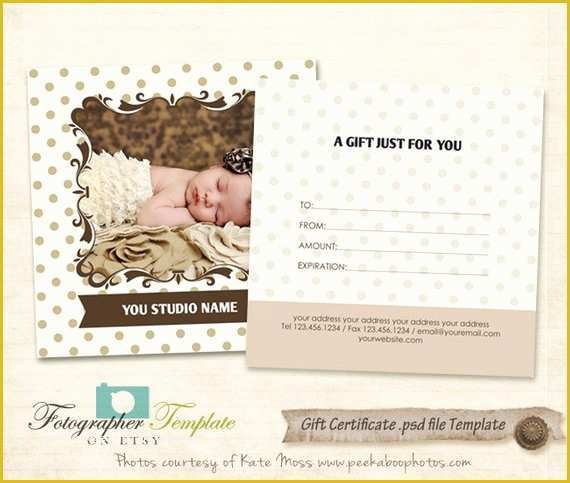 Photography Gift Certificate Template Free Of Gift Certificate Card Template Graphy Templates
