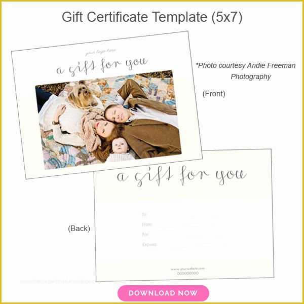 Photography Gift Certificate Template Free Of Gift Certificate Template for Graphy – Gift Ftempo