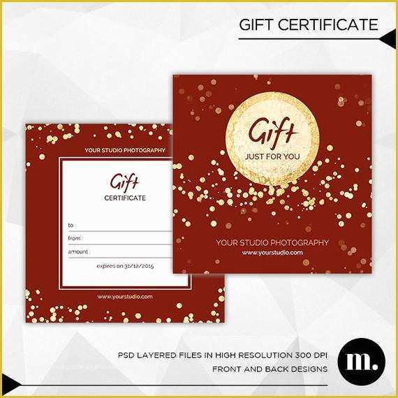 Photography Gift Certificate Template Free Of Graphy Christmas Gift Certificate Template for by