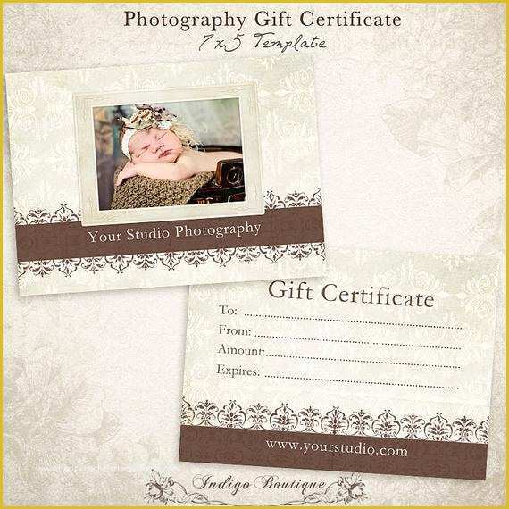 Photography Gift Certificate Template Free Of Graphy Gift Certificate Photoshop Template Id046