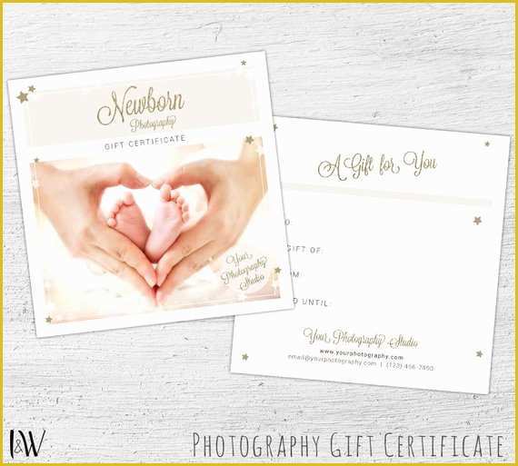 Photography Gift Certificate Template Free Of Graphy Gift Certificate Shop Template for