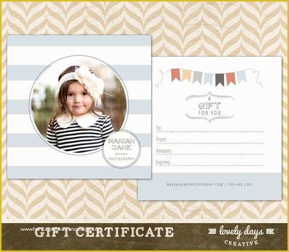 Photography Gift Certificate Template Free Of Graphy Gift Certificate Template for Graphers