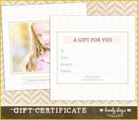 Photography Gift Certificate Template Free Of Graphy Gift Certificate Template for Professional