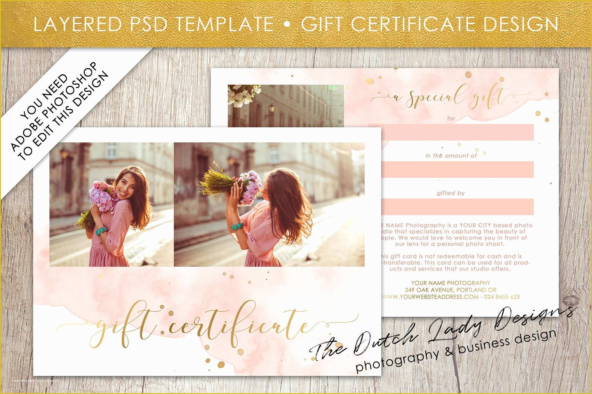 Photography Gift Certificate Template Free Of Graphy Gift Certificate Template Gift Card