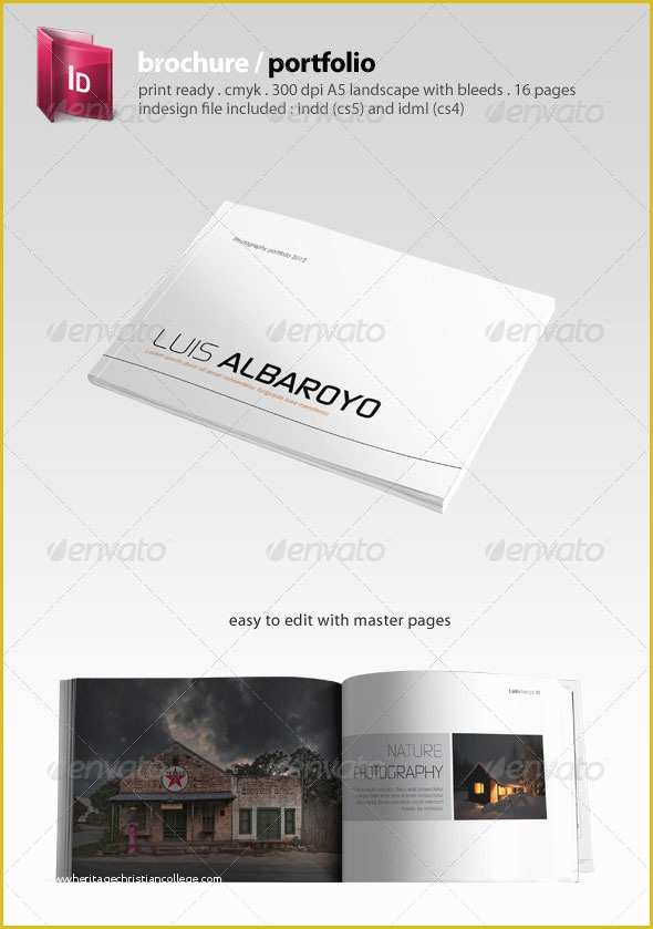 Photography Portfolio Template Indesign Free Of 30 High Quality Indesign Brochure Templates – Web